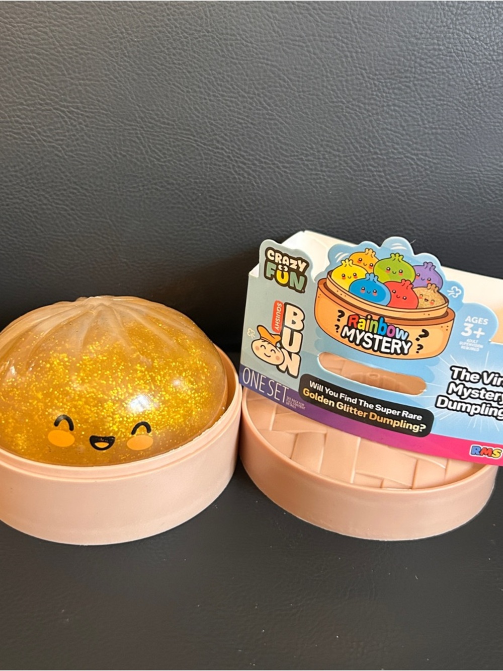 GOLDEN GLITTER MYSTERY SQUISHY DUMPLING - Super Secret Rare Mystery NEW